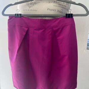 Armani Exchange Pink Mini Pencil Skirt with Pleats